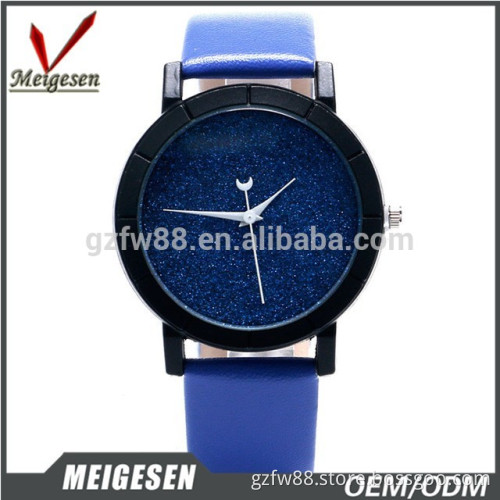 jewels face blue color beautiful custom women wrist watch